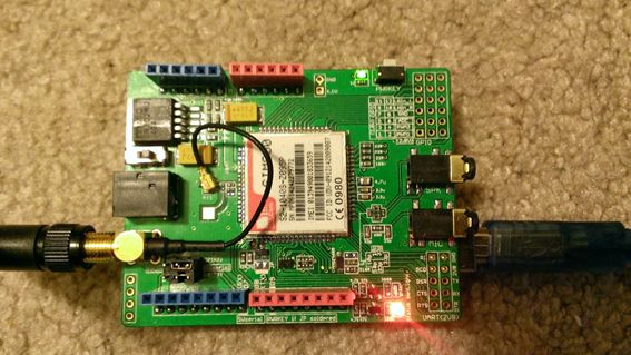 GSM SIM 900 Shield with Arduino Uno